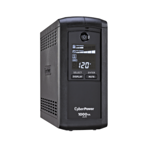 UPS 1000VA / 600W, Smart LCD Display, Automatic Voltage Regulation (AVR), 9 Outlets, Tel/Net/Coax,  No-Break with 3 years warranty
