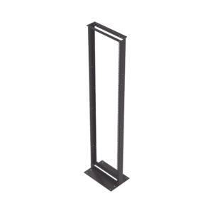 19" 45U Professional 2-Post Steel Open Frame Network Rack, Base Type L