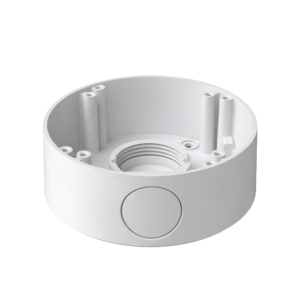 Junction box for cameras, available for wall or ceiling mounting