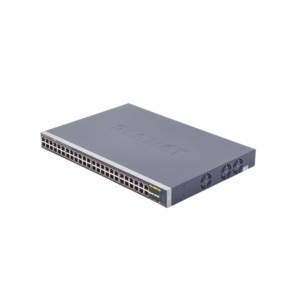 48-Port 10/100/1000T 802.3at PoE + 4-Port 100/1000BASE-X SFP Managed Switch / 440W