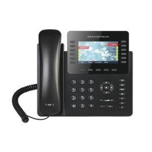 Enterprise 12-Line IP Phone - 5 Function Keys, 4-Way Conferencing & PoE Support