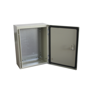 Single Door Wall Mount Enclosure (11.81 x 15.75 x 7.87 in) with Metal Indoor Backplate
