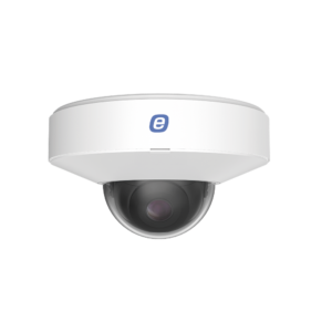 [ eSmartData ] IP Mini Dome 4 MP / Support METADATA / POE / 65ft  IR / WDR / Micro SD / IP66 / 2.8 mm Lens / Integrated Microphone / Cloud Video Recording / Metal
